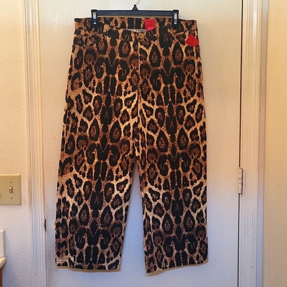 Animal print pants.  NWT Size 12